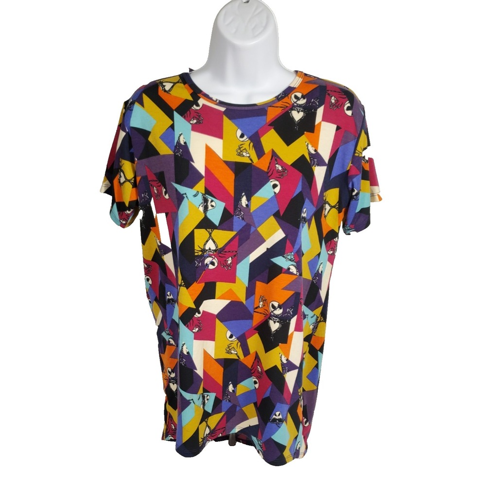 Lularoe Disney Nightmare Before Christmas Jack Shirt Women's Sz  14/ XL New (A5)